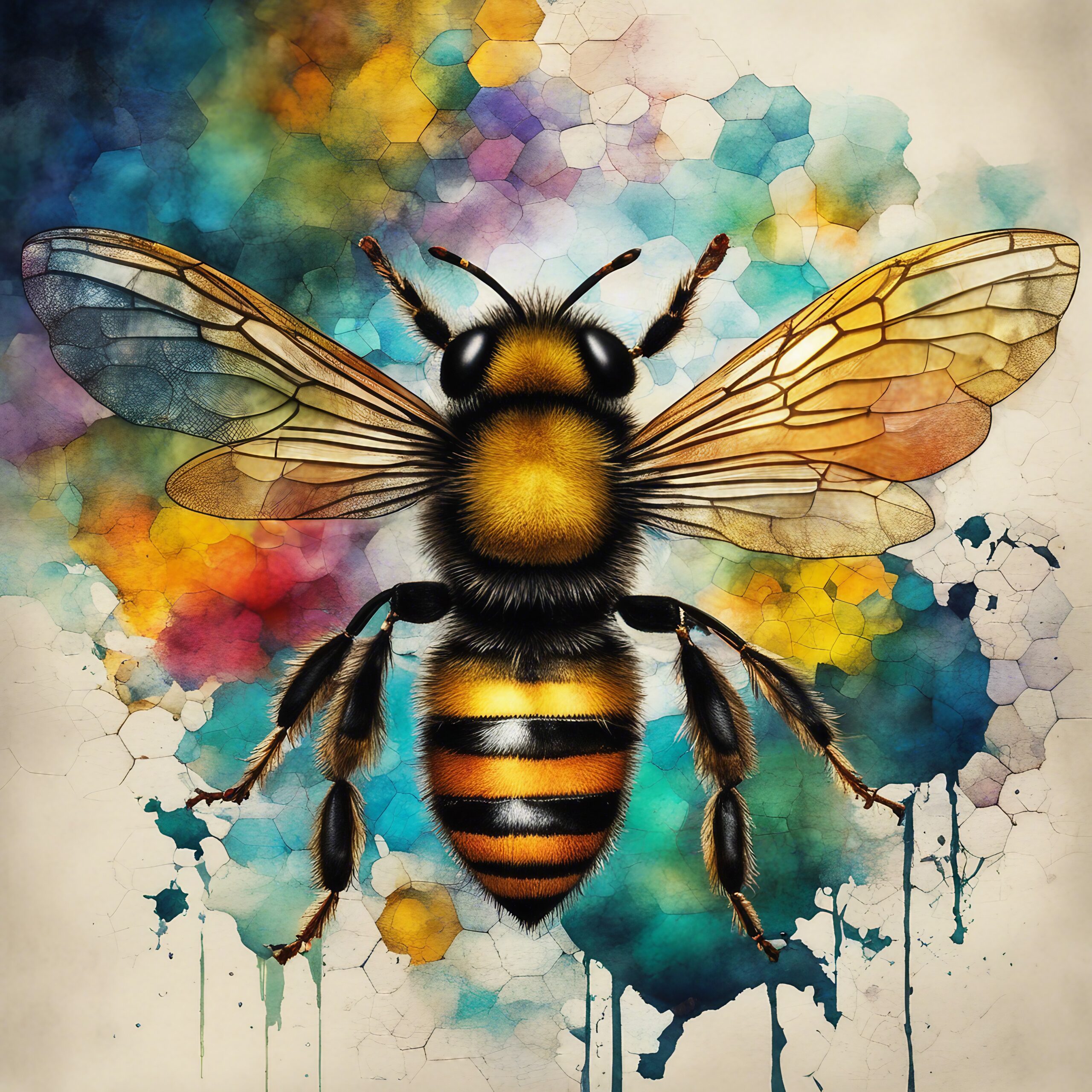Honey Bee Three Logo